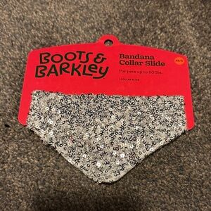 Boots & Barkley Glittering Silver Pet Bandana
